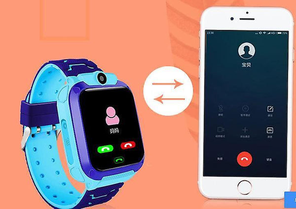 Casual Smart Watch SOS Phone Watch Smart watch For Kids With Sim Card Photo Waterproof IP67 Kids Gift blue