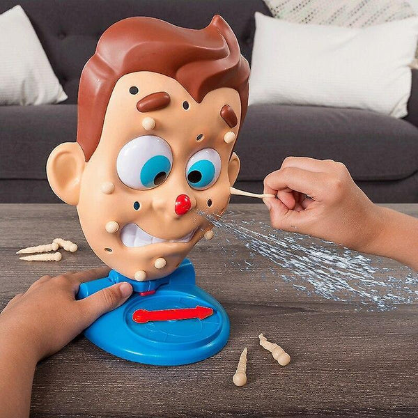 Simulate Face Shape Squeeze Acne Toy Popping Pimple Parent child Board Game |Gags & Practical JokesWS16608