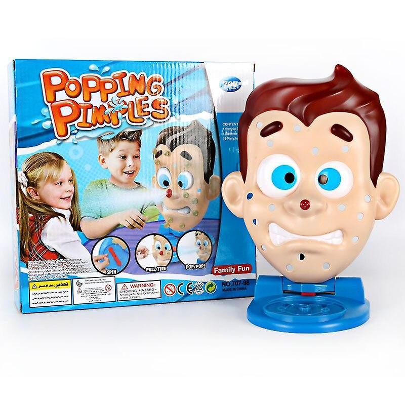 Simulate Face Shape Squeeze Acne Toy Popping Pimple Parent child Board Game |Gags & Practical JokesWS16608