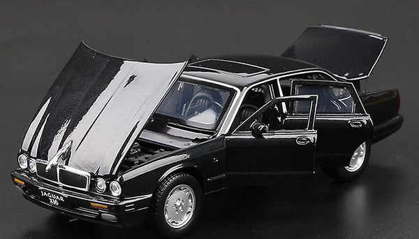 1:32 Jaguar XJ6 Car Model Alloy Car Model Sound and Light Children's Toy Collectibles(Black)WS16725