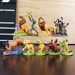 5~9cm Cute 9pcs/lot PVC The Lion King Action Figure educational toys for children house decorationWS16808