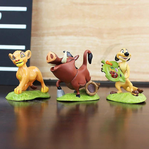 5~9cm Cute 9pcs/lot PVC The Lion King Action Figure educational toys for children house decorationWS16808