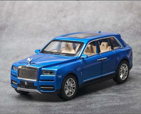 1/24 Alloy Rolls Royce Cullinan SUV Model Die Cast Toy Car Simulation Sound Light Pull BackWS16868