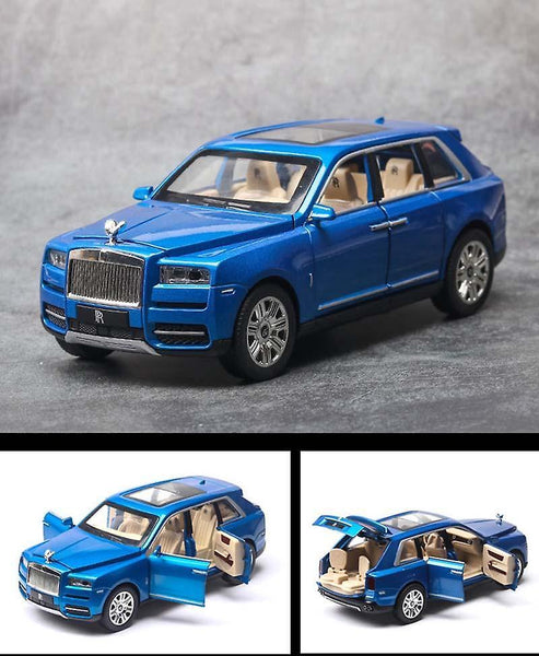 1/24 Alloy Rolls Royce Cullinan SUV Model Die Cast Toy Car Simulation Sound Light Pull BackWS16868