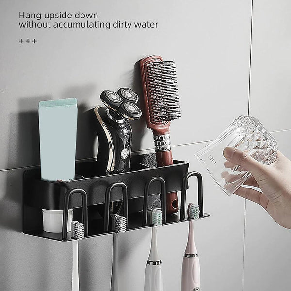 26cm Wall Mount Toothbrush Holder Bathroom Storage Toothbrush Holder|Toothbrush HoldersWS16914