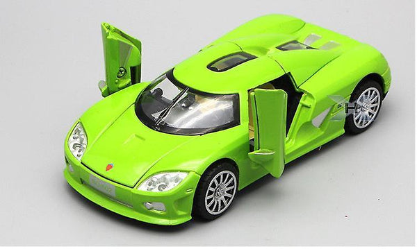 1/32 Koenigsegg Die Cast Model Toy Vehicle Alloy Pull Back Sound Light Toys Car|DiecastsWS16952