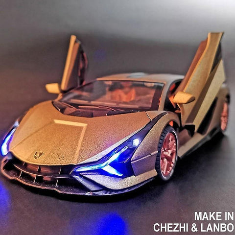 1:24 Big Size Lamborghini Sian Alloy Car Model Die Cast Sports Car Toys For Children Boys StrongWS17090