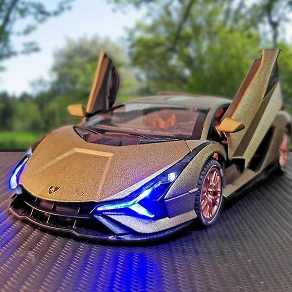 1:24 Big Size Lamborghini Sian Alloy Car Model Die Cast Sports Car Toys For Children Boys StrongWS17090