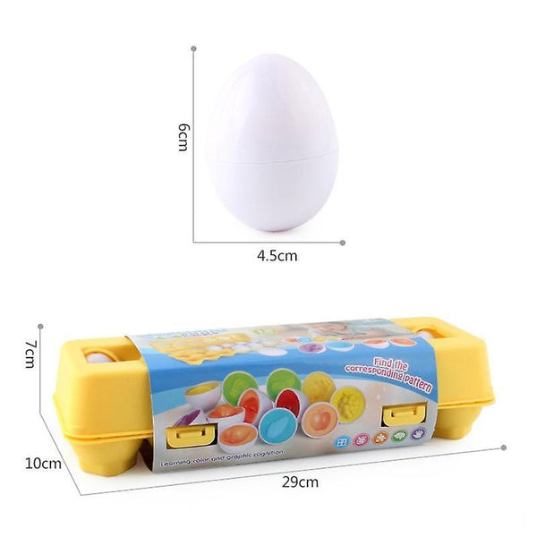 For Toys Montessori Toys Egg 3D Puzzle Game Learning Education Toys Smart Math Games Eggs Sorter WS17149