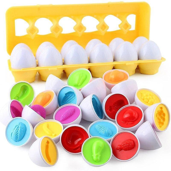 For Toys Montessori Toys Egg 3D Puzzle Game Learning Education Toys Smart Math Games Eggs Sorter WS17149