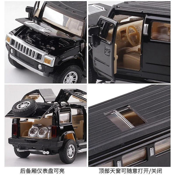 1:32 alloy hummer limousine metal car model(Black)WS17217