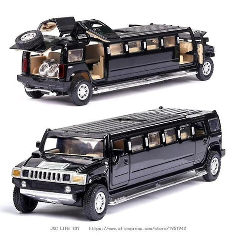 1:32 alloy hummer limousine metal car model(Black)WS17217