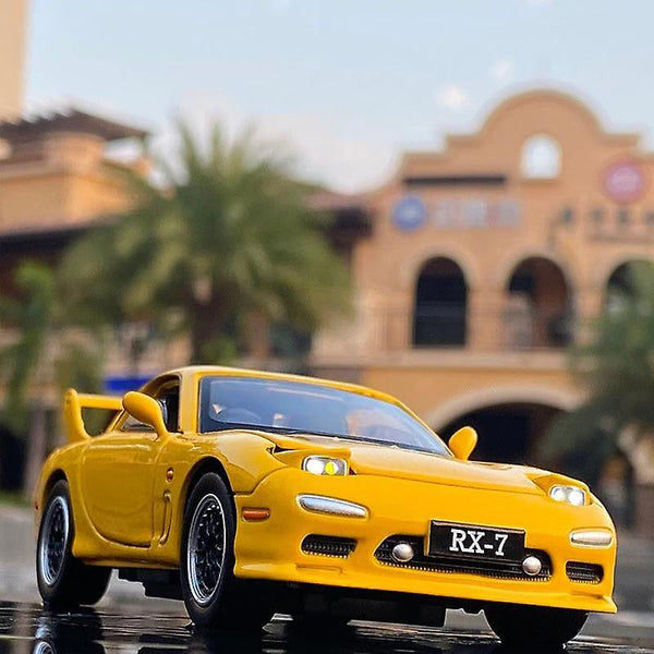 Kids Car Toy for 1:32 Car Mazda RX7 Sports Car metal Alloy Car