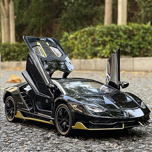 1:24 Lamborghini LP770 Sports Alloy Car Model(black)WS17365