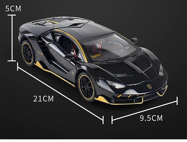 1:24 Lamborghini LP770 Sports Alloy Car Model(black)WS17365