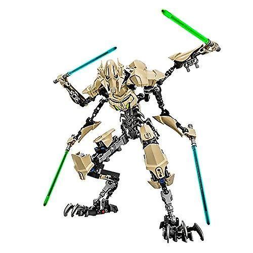 The Imperial Battle Droid General Grievous With Lightsabers Model Buildable Action Figures Toys|legoWS17523