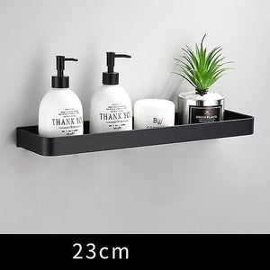 For Bathroom Shelf Bath Shower Shelf Aluminum Black Bathroom Corner shelf Wall Mounted WS17568