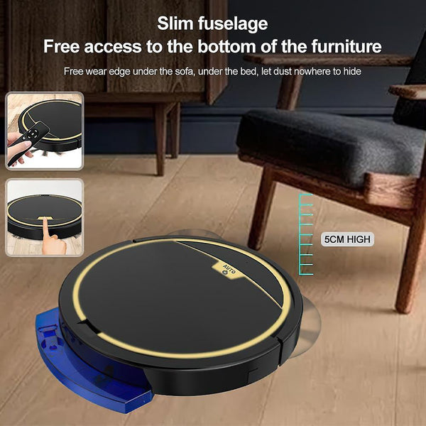 3 In 1 With Water Tank 2800Pa Wet And Dry Vacuum Cleaner Mopping Automatic Robot|Vacuum CleanersWS17649