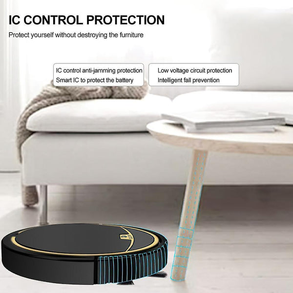 3 In 1 With Water Tank 2800Pa Wet And Dry Vacuum Cleaner Mopping Automatic Robot|Vacuum CleanersWS17649