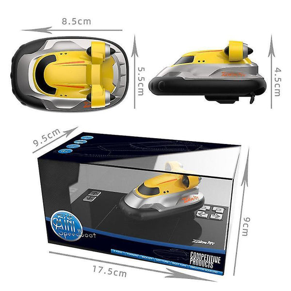 2.4G Wireless Mini Hovercraft Toy Water Electric Remote(Yellow)WS17914