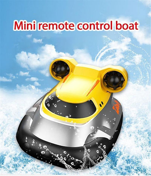 2.4G Wireless Mini Hovercraft Toy Water Electric Remote(Yellow)WS17914