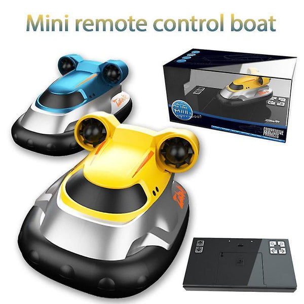 2.4G Wireless Mini Hovercraft Toy Water Electric Remote(Yellow)WS17914