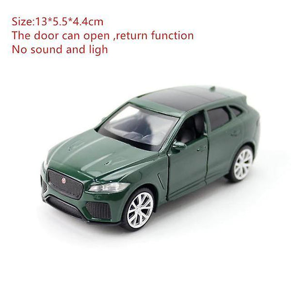 Kids Car Toy for 1:32 Jaguar F PACE SUV metal Alloy Car Green