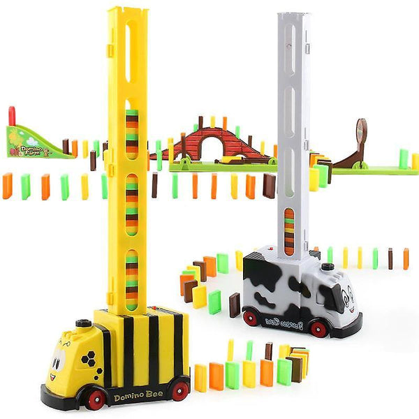 Train Toys Domino Plastic Classic Assembled ToysWS18354