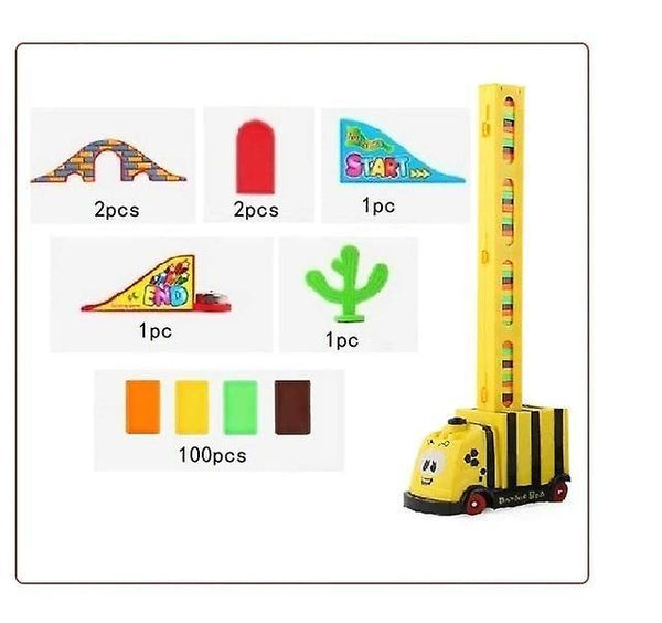 Train Toys Domino Plastic Classic Assembled ToysWS18354