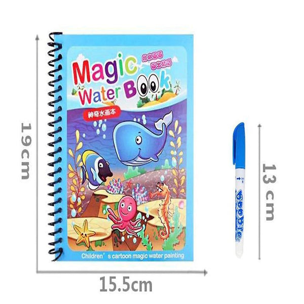 3PCS/Lot Magic Water Drawing Book Coloring DoodleWS19005