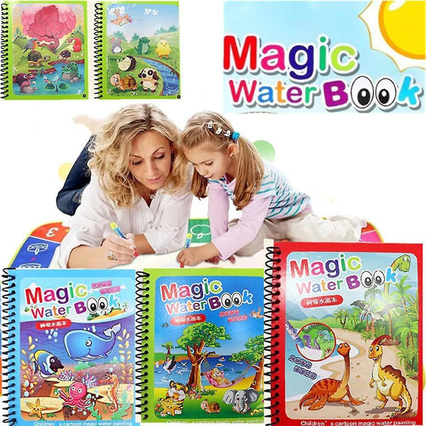 3PCS/Lot Magic Water Drawing Book Coloring DoodleWS19005