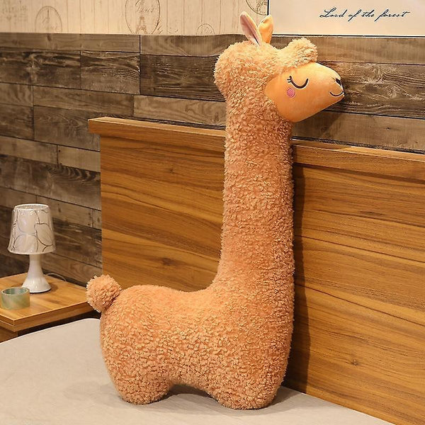 75cm Cute Alpaca Plush Toy Vicugna Pacos Japanese Soft Cute Alpacasso Sheep Llama Animal DollsGiftWS19012