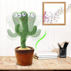 Dancing Cactus Toy Electronic Shake Dancing Toy With The Dong Plush |Figurines & MiniaturesWS19378