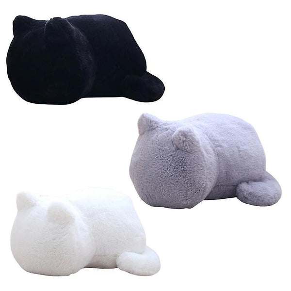 Comfortable Plush Pillow Toy Cartoon Animal Shape Plush Pillow Without Back View 54DF(Black)WS22292