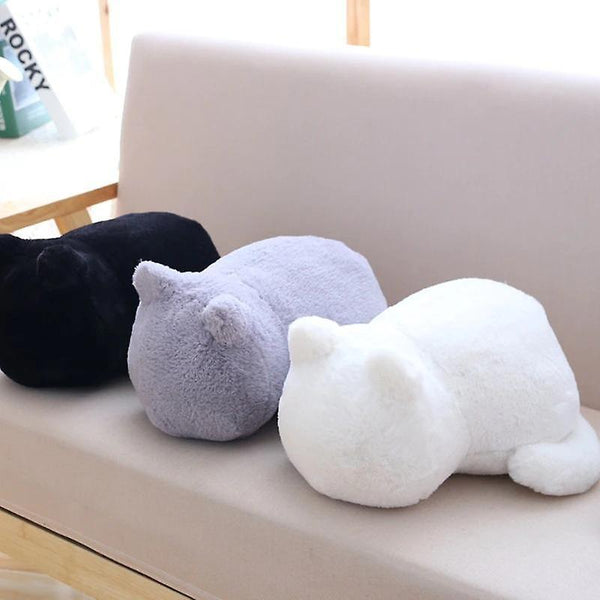 Comfortable Plush Pillow Toy Cartoon Animal Shape Plush Pillow Without Back View 54DF(Black)WS22292