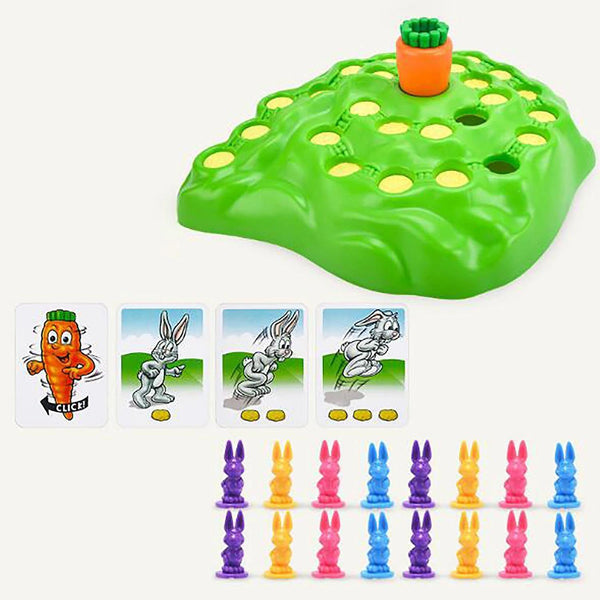 Rabbit Cross Country Game Chess Toys Educational Children Board Game Toys Bunny|Strategy GamesWS22891