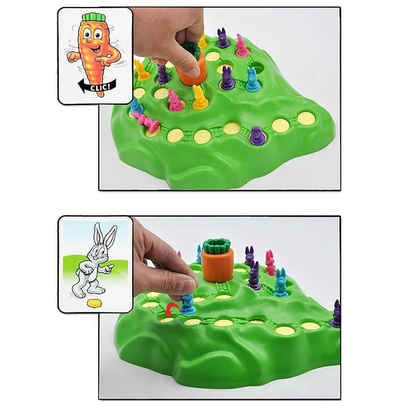 Rabbit Cross Country Game Chess Toys Educational Children Board Game Toys Bunny|Strategy GamesWS22891