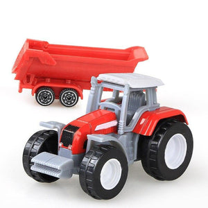 Cast Farm Vehicles Mini Car Model Engineering Car Model Tractor Engineering Car Tractor Toys ModelWS22973