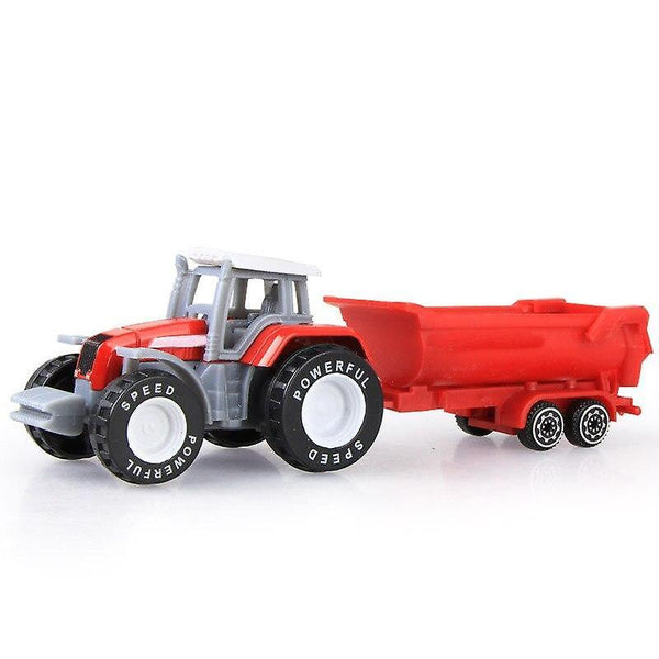 Cast Farm Vehicles Mini Car Model Engineering Car Model Tractor Engineering Car Tractor Toys ModelWS22973