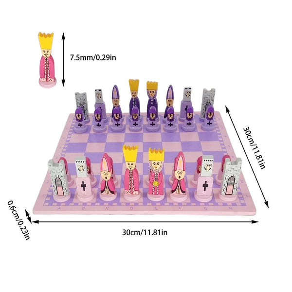 For Wooden Chess Set Children's Educational Toys Board And Crafted end Chess gift|Strategy Games WS23100