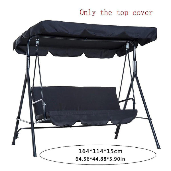 For Garden Courtyard Swing Sunshade Roof Swing Ceiling Cover Polyester Outdoor Swing Ceiling Cover WS23184