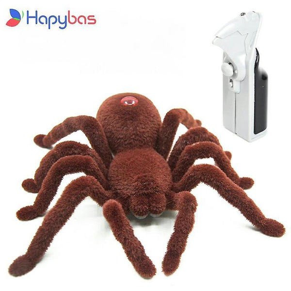 Halloween Simulation Remote Control Infrared Realistic RC Spider Toy Prank GiftWS23985