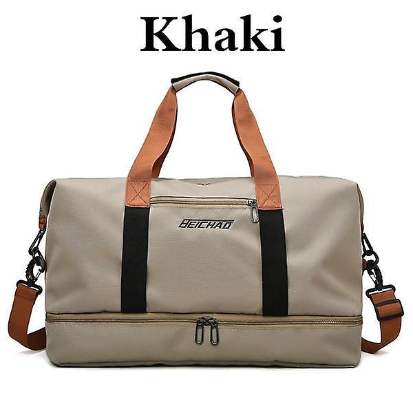 For Luggage Duffel Bag Outdoor Travel Sport Bag(khaki) WS24017