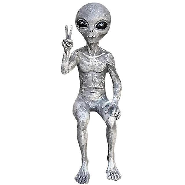 15cm 1pcs Space Alien Statue Martians Mr. Bones Skeleton Decompression Gifts Skull ModelWS24772