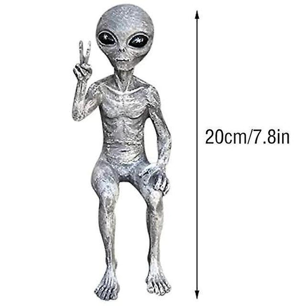 15cm 1pcs Space Alien Statue Martians Mr. Bones Skeleton Decompression Gifts Skull ModelWS24772