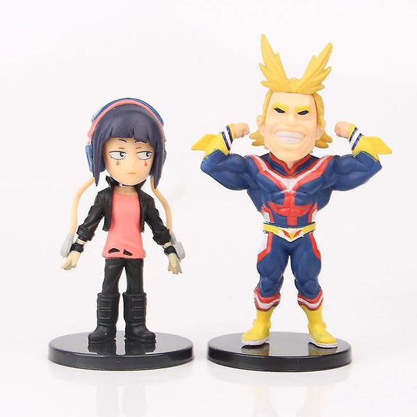 9pcs/Set Anime My Hero Academia Todorok URARAKA Bakugou Katsuk Hero Academ PVC Action Model ToysWS24832