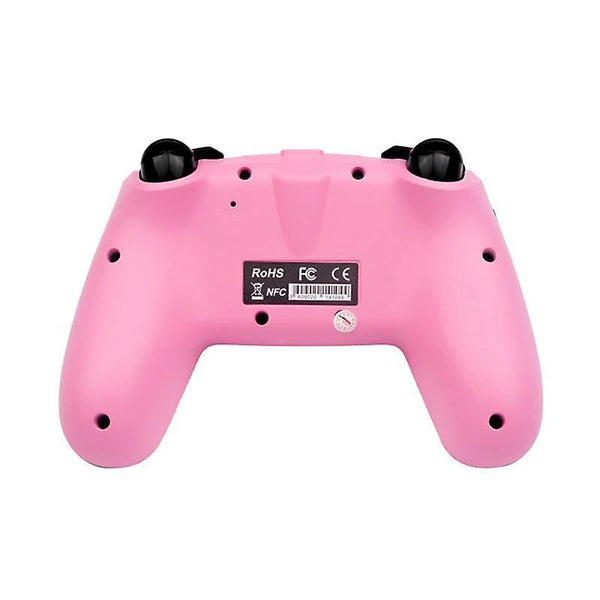 Wireless Game Joystick Bluetooth Gamepad for Nintendo Switch Lite Pro Controller (Pink with Black)|WS25244