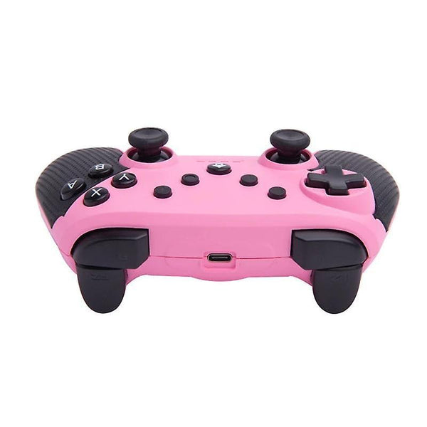 Wireless Game Joystick Bluetooth Gamepad for Nintendo Switch Lite Pro Controller (Pink with Black)|WS25244