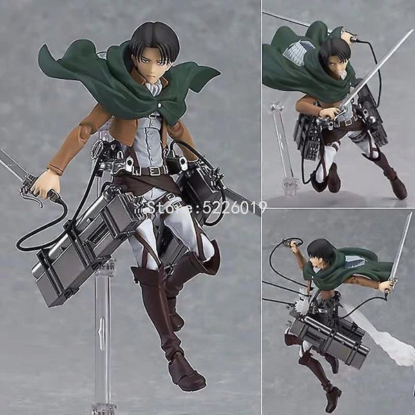 15cm Attack On Titan Anime Figure 213# Levi Ackerman Figurine Toys|Action FiguresWS26281