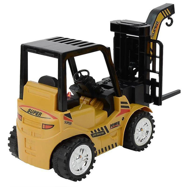 1/8 Size 11CH RC Trucks RC Simulation Forklift Vehicle Toys Music Remote Car Toy|RC Trucks(Khaki)WS26578